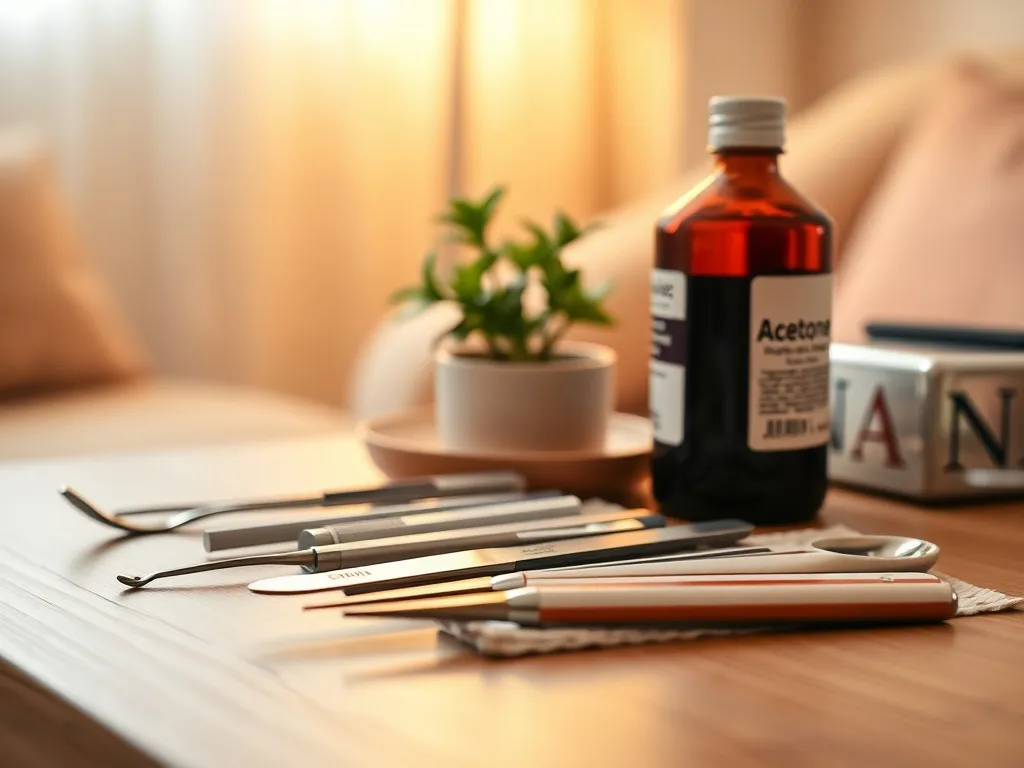 Jak ściągnąć paznokcie żelowe w domu?