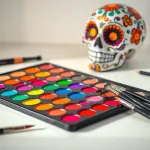 Makijaż na halloween: jak stworzyć tęczową czaszkę krok po kroku