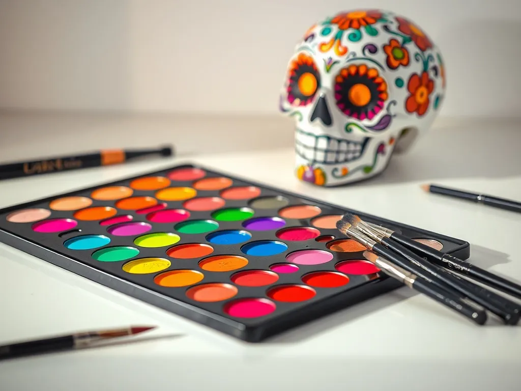 Makijaż na halloween: jak stworzyć tęczową czaszkę krok po kroku